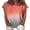 orange, variant on Canis Womens Summer Short Sleeve Gradient Plus Size Casual Beach T Shirt Tops Blouse