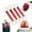 red, variant on Multi Use Strong Adjustable Luggage Connector Straps,Add a Bag Easy to Travel Suitcase Elastic Strap Belt for Secure Stacking, Adjustable Straps for Various Luggage