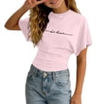 thumbnail image 2 of Shirts for Girls Short Sleeve Crew Neck Graphic Tee Summer Streetwear Y2k Going out Tops (3-14y), 2 of 5