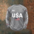 thumbnail image 2 of 4th of July Polo Shirts for Men Patriotic Knit T Shirt Graphic Commemorative Independence Day Anniversary Casual Tee, 2 of 3