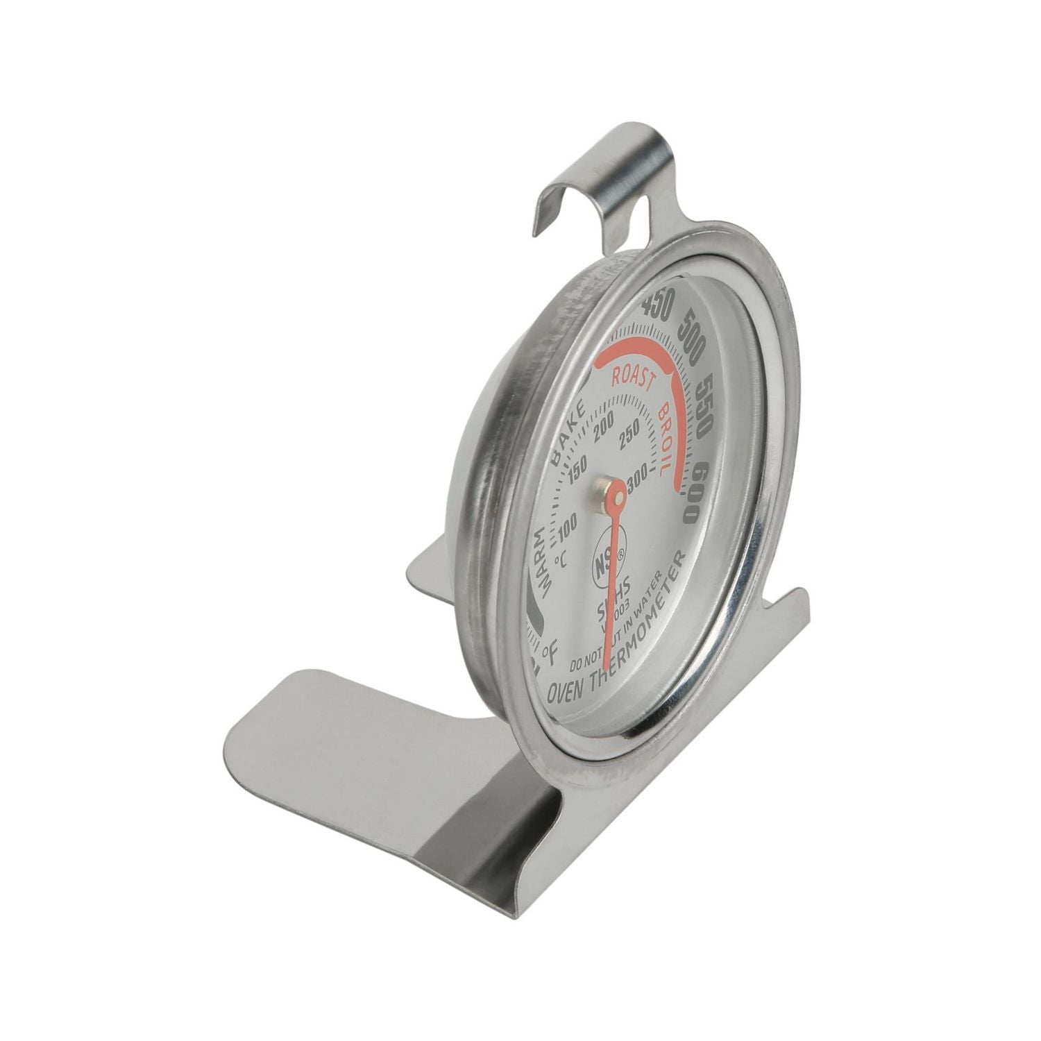 Mainstays Instant Read Stainless Steel Oven Thermometer, Oven Thermometer