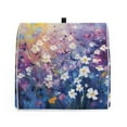 thumbnail image 5 of ZIATUBLES Dust Cover for Stand Mixer Comfort Polyester Fabric Decor Cover with Top Carry Handle and Front Pockets Foldable Kitchen Appliance Storage Attachments, Floral Oil Painting, 5 of 7