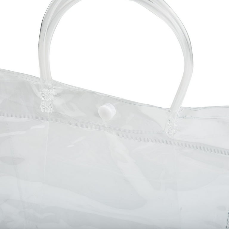 Clear plastic shoulder online bag