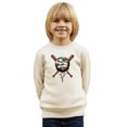 thumbnail image 2 of Camo Baseball Unisex Sweatshirt Camouflage Sports Pride Pullover for Adults, Teens & Kids Natural Heather Sweatshirt 2T, 2 of 8