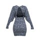 thumbnail image 2 of 418-57 Vestido multicolor Cklass 418-57, 2 of 2