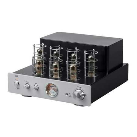 Monoprice Pure Tube Stereo Amplifier with Bluetooth  Line  and Phono