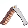 thumbnail image 3 of Peine de barba Jadeshay Peine de madera para dar Forma al bigote Plegable, 3 of 14
