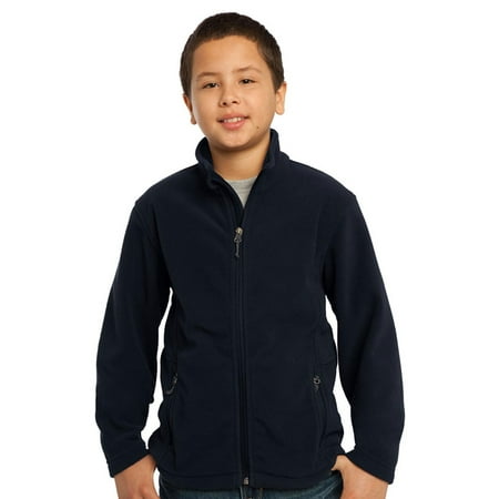 - Port Authority Youth Pocket Zipper Soft Fleece Jacket