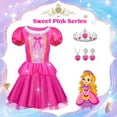 thumbnail image 7 of Princess Dress Up Set for Girls, Princess Costume Toys for Toddlers, Christmas & Birthday Gift for Kids Ages 3-7, 7 of 7