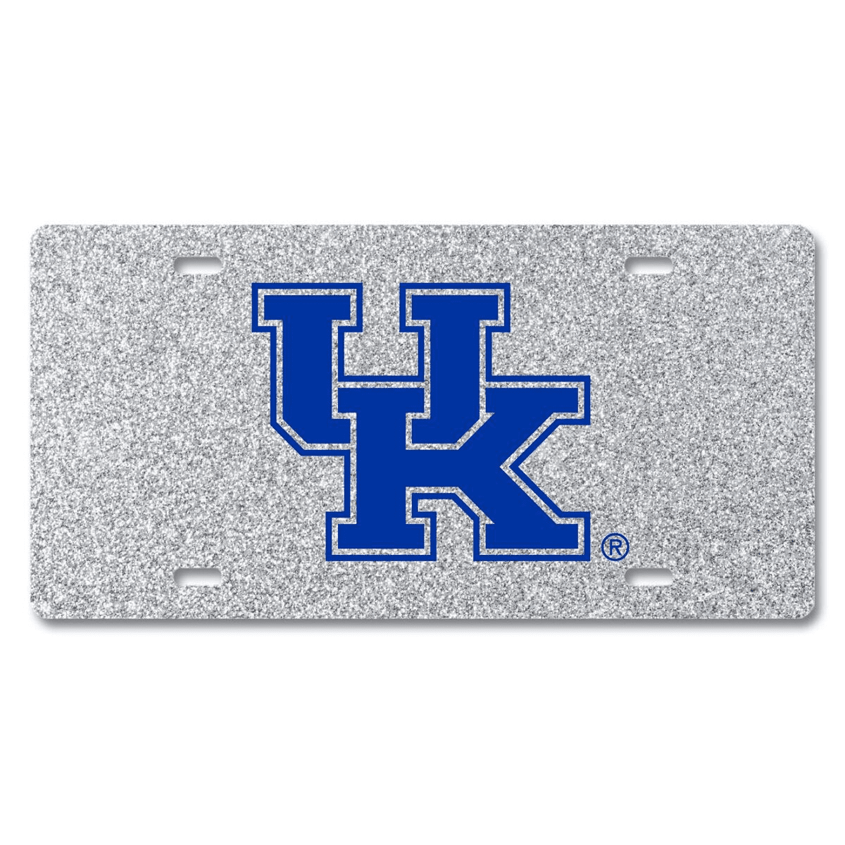 University of Kentucky Glitter License Plate