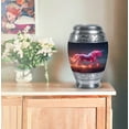 thumbnail image 4 of Sparkling Trot Urn For Human Ashes Adult Men - Urn For Ashes For Women & Men - Urns For Human Ashes Adult Female - Burial Urns Urn For Ashes For Women - Velvet Bag Included (Size -10inch), 4 of 5
