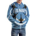 thumbnail image 5 of Blue Angels 3D Print Hoodie Men Women Autumn Thin Pullover Sweatshirt Vintage Streetwear Tops, 5 of 6