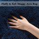 thumbnail image 3 of Alfombra DWeike Fluffy azul marino de 150 x 240 cm para dormitorio y sala de estar, 3 of 8