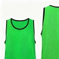 thumbnail image 4 of LEKWK Kids Soccer Jersey Sleeveless Crewneck Casual Team Pinnies Lightweight Breathable Loose Scrimmage Vests Youth Outdoor Training Sports Practice Jerseys, 4 of 5
