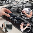 thumbnail image 4 of KABOER 6 Pack Stove Knob Safety Covers, Upgraded Press Gas Stove Knob Locks, Heat-Resistant Universal Size Oven Lock Knob Covers for Child Safety and Baby Proofing, 4 of 7