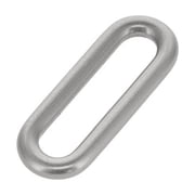 B9601 Nickel Matte, Single Loop, Solid Brass-LL