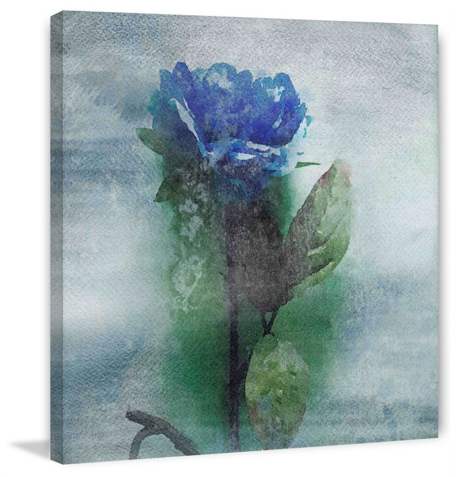 Marmont Hill - "Blue Hues" by Irena Orlov Painting Print on Wrapped Canvas