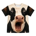 thumbnail image 4 of YAYUBA Boys T Shirts Crewneck Graphic Print Back To School Short Sleeve T Shirts Loose Summer Tops Preppy Tee for Boys & Girls Size 6-7 Years, Black, 4 of 4