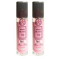 Ryan Blake 70 Mrs D Spray Perfume for Women, 1.0 fl oz | Long-Lasting Elegant Floral Fragrance | Travel Size Eau de Parfum | Pack of 2