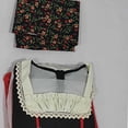 thumbnail image 6 of Edvintorg Dresses for Girls Halloween Costumes Floral Print Square Neck Puff Sleeve A Line Party Dress Kids Clothes Girls Size 4-16, 6 of 7