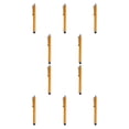 thumbnail image 2 of Injueey Bolígrafos capacitivos Bolígrafo de pantalla táctil resistente al desgaste Ligero Lápiz óptico de alta flexibilidad Útiles Oro 10Conjunto, 2 of 6