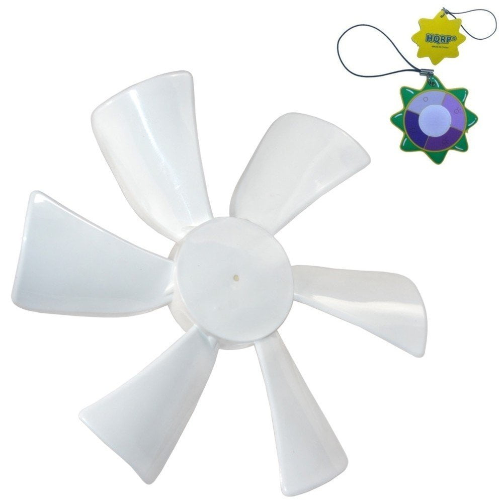 HQRP 6" Fan Blade CCW 1/8" Round Bore Replacement for 12V RV Roof Vents