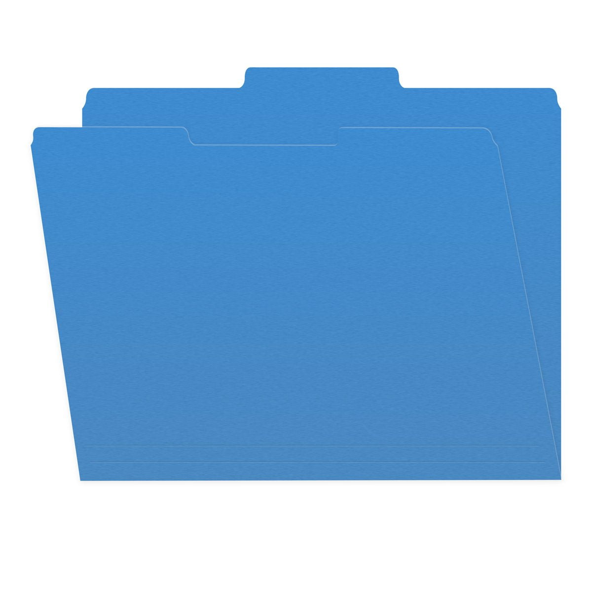 Blue File Folders, 1/3 Cut Top Tab, Letter Size, Perfect for Organizing Documents in File Drawers, Box of 100