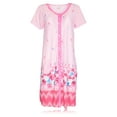thumbnail image 4 of JEFFRICO Womens Nightgowns Sleepwear Soft Pajama Dress Nightshirts Plus Size, 4 of 4