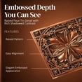 thumbnail image 5 of DCT10-Milan 2 ft. x 2 ft. PVC Glue-up or Lay-in Ceiling Tile in Aged Copper (40 Sq.ft / Pack) - 10 Pieces, 5 of 27