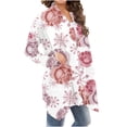 thumbnail image 1 of Cardigan Mignon Cardigan à Manches Longues Imprimé Floral pour Femmes Veste Cardigan Haut Cardigans pour Femmes en Liquidation, 1 of 6