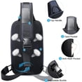 thumbnail image 5 of BANGE Waterproof Men's Sling Bag, Large Capacity Crossbody Backpack Durable, 5 of 9