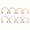 8pcs Nose Piercing-Rose Gold, variant on G23 Solid Titanium Eyebrow Piercing Jewelry, Gold Black Rose Gold Silver Pink Rainbow Eyebrow Rings 16G Curved Barbell,Tiny Vertical Labret Lip Jewelry Rook Piercing Jewelry for Women and Men