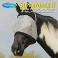 thumbnail image 7 of Farnam Supermask II Horse Fly Mask Shimmer Weave - UV Protection Mesh - Horse Size, Silver, 7 of 7