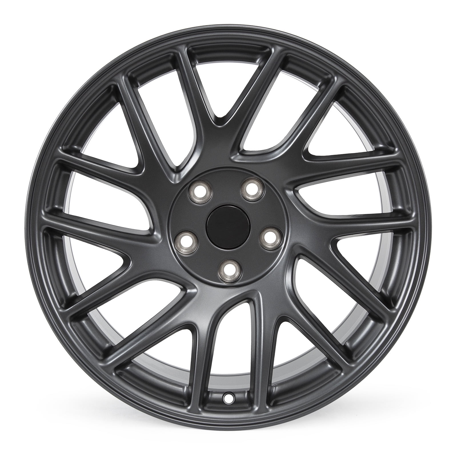 Akuza Axis 18 Machined Black Wheel / Rim 5x100 & 5x115 with a 35mm
