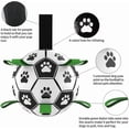 thumbnail image 3 of Pelota de fútbol para perros Domchan, juguete interactivo para pequeños y medianos, 3 of 7