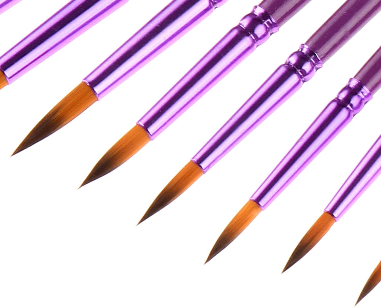 Paint Brushes for Painting Art Purple Background Hobby Stock Photo - Image  of brushes, paintbrush: 234066704