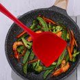 thumbnail image 3 of Silicone Spatula Heat-resistant Spoon Non Stick Soup Spatula Non-stick Ladle Baking Kitchen Utensils, Red, Spatula, 3 of 9