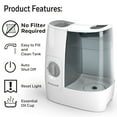 Honeywell Filter Free Warm Mist Humidifier HWM845WWM, White