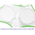 thumbnail image 6 of Serdomi Big Girls Green One Piece Swimsuit - High Waisted Cutout Cross Back Adjustable Straps Bathing Suit Size 14, 6 of 7