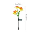 thumbnail image 3 of Solar Powered Daffodil Garden Stake Lights Outdoor Courtyard Lawn Landscape Decor Waterproof Ambient Lighting, 3 of 6