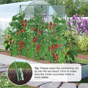 Garden Trellis for Climbing Plants Outdoor, 2PCS A-Frame Cucumber Trellis for Raised Bed, Tomato Trellis for Raised Garden Bed, Garden Trellises for Cucumber, Tomato, Climbing Plants