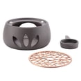 thumbnail image 1 of Base de Soporte para Calentador de Tetera de CeráMica Base Aislante para Calentador de Té Calentador de Agua para Té y Café Vela Hueca Soporte de Base de Calentamiento B, 1 of 5