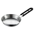 thumbnail image 3 of Mini sartén para huevos, cacerola de acero inoxidable antiadherente con 2 caños, sartén para tortilla para estufa al aire libre, cocina de inducción Macarena Mini sartén para huevos antiadherente, 3 of 8