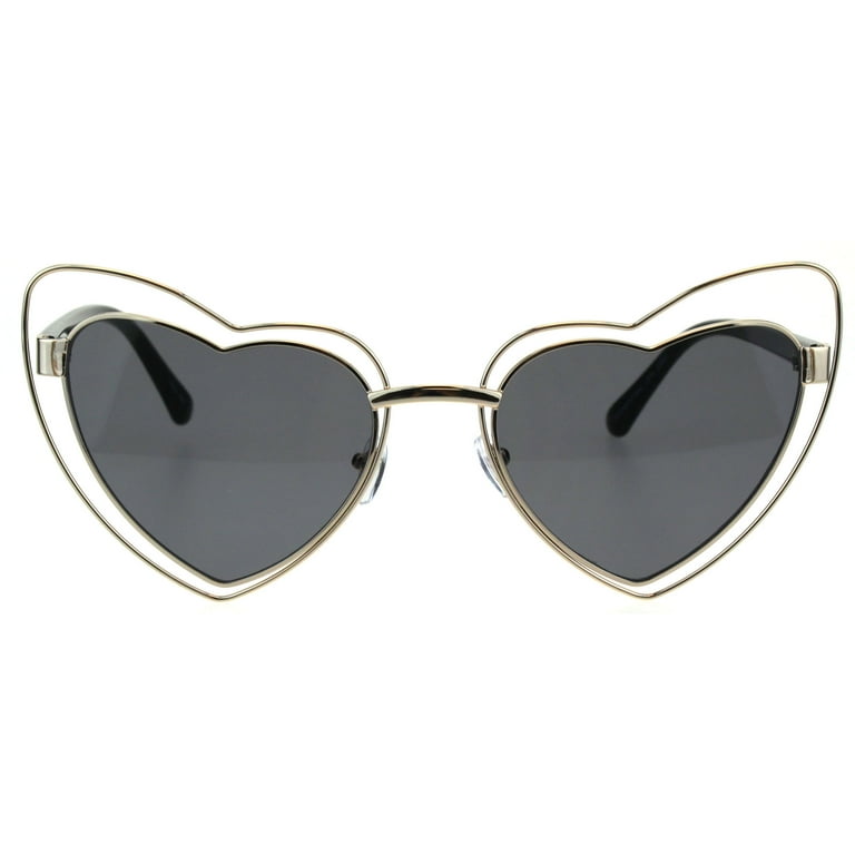 Heart sunglasses designer sale