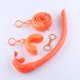thumbnail image 4 of Tubo de snorkel plegable para adultos AS-600 en color naranja, fabricado en silicona suave de 16.3 pulgadas con estuche protector incluido. Ideal para buceo y natación., 4 of 6