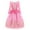 Long Pink Dress, variant on Aipartys Princess Dress up Birthday Party Fairy Pink Costume for Toddler/Little Girls