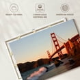 thumbnail image 6 of Elephant Stock Sunlit Golden Gate Wall Art - Horizontal Canvas Wall Art - Living Room Wall Decor - Architecture Canvas - Brown And Orange Decor - 36" x 24", 6 of 8