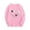 Pink, variant on Hoodie for Toddler Girl Kids Sweatshirt Long Sleeve Crewneck Casual Comfy Prints Pullover Spring Sports Shirt Trendy Outfits Sweatshirt Older Children Pullover White 9-10 T