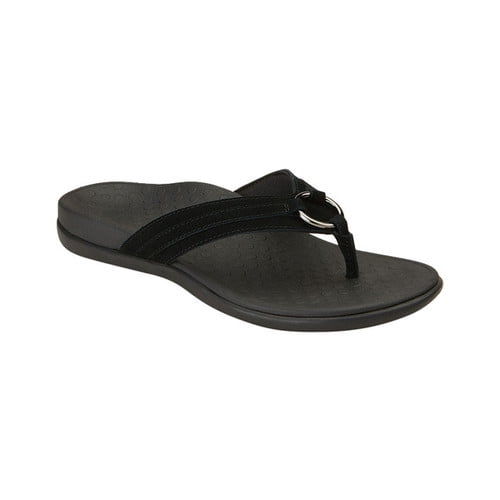 vionic womens black sandals