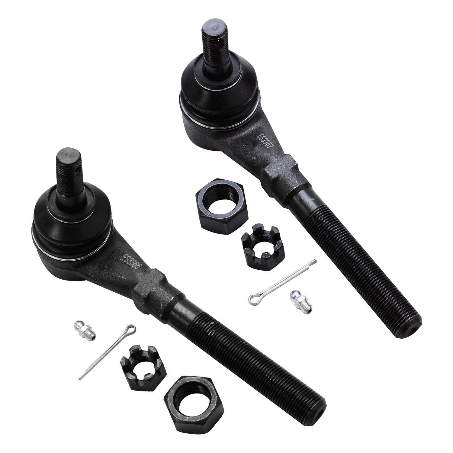 Detroit Axle - Front Shocks Absorber + Upper Lower Control Arm With Ball Joint + Outer Tie Rod End + Sway Bar Link Replacement For Ford Expedition F-150 [4wd Only] - 10pc Set